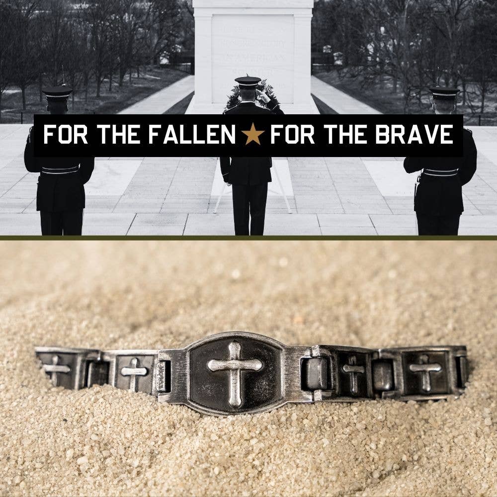 The Hero Company - The Hero Company - 'For The Fallen' Arlington Magnetic Bracelet: Helps Pair Veterans With A Service Dog Or Shelter Dog - Faire