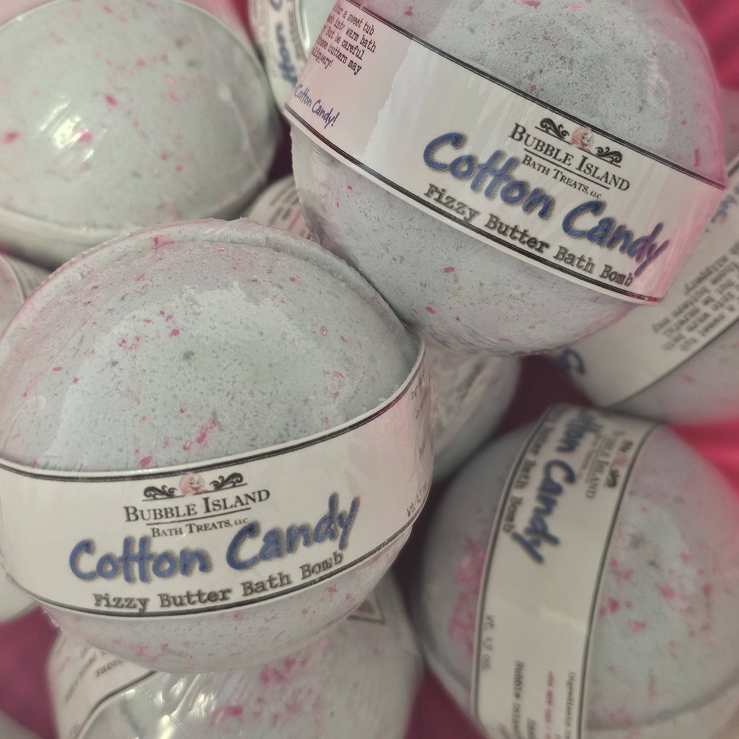 Bubble Island Bath Treats - Bath Bomb - Cotton Candy