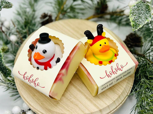 SEASONAL Holiday Handmade Soap Bar for Kids VEGAN