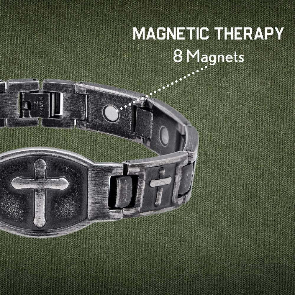 The Hero Company - The Hero Company - 'For The Fallen' Arlington Magnetic Bracelet: Helps Pair Veterans With A Service Dog Or Shelter Dog - Faire
