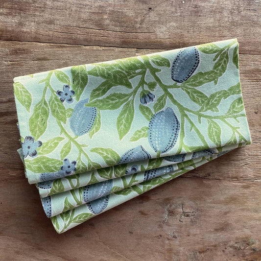 Almafi Green, Napkin S/4: Multi / Napkins