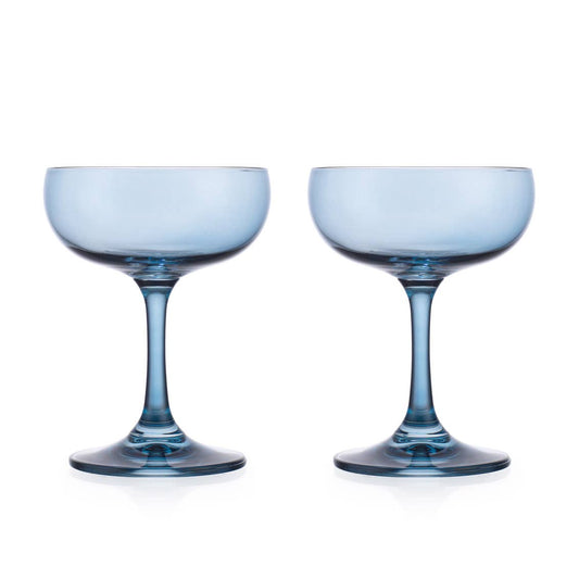 Godinger - Set of Two Veneto Coupes Frost