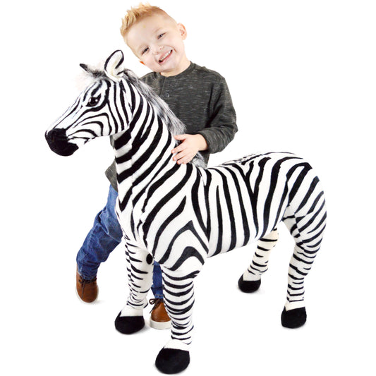 VIAHART Toy Co. - Zelassie The Zebra | 31 Inch Stuffed Animal Plush