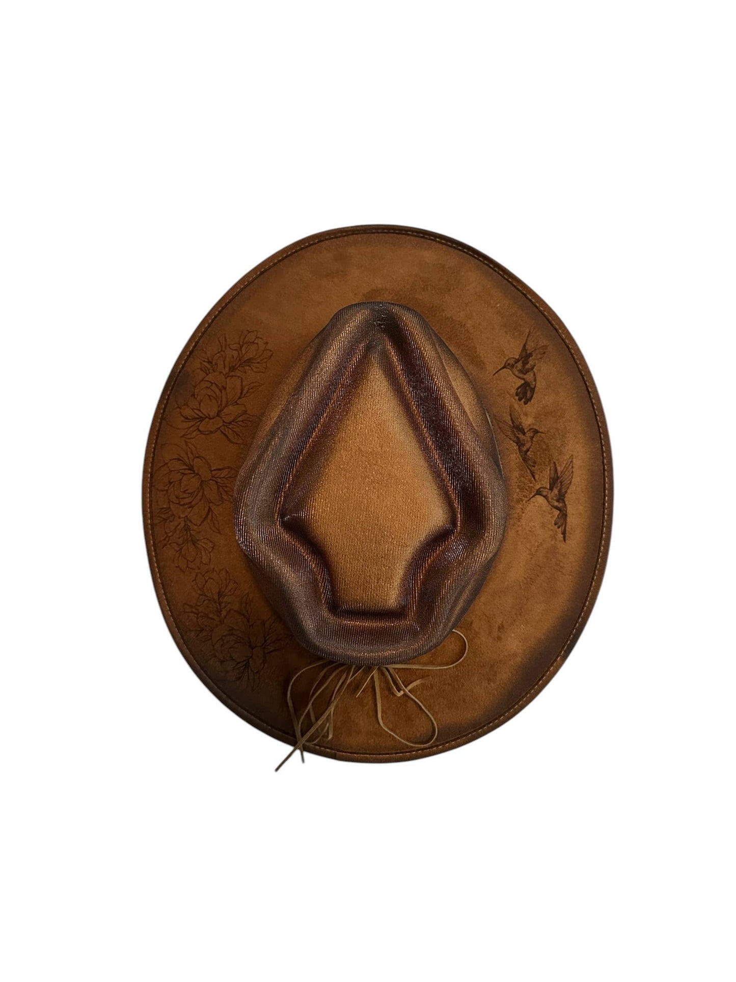 Hummingbird Magnolia Burnt Hat : Tobacco / Arrowhead Rancher