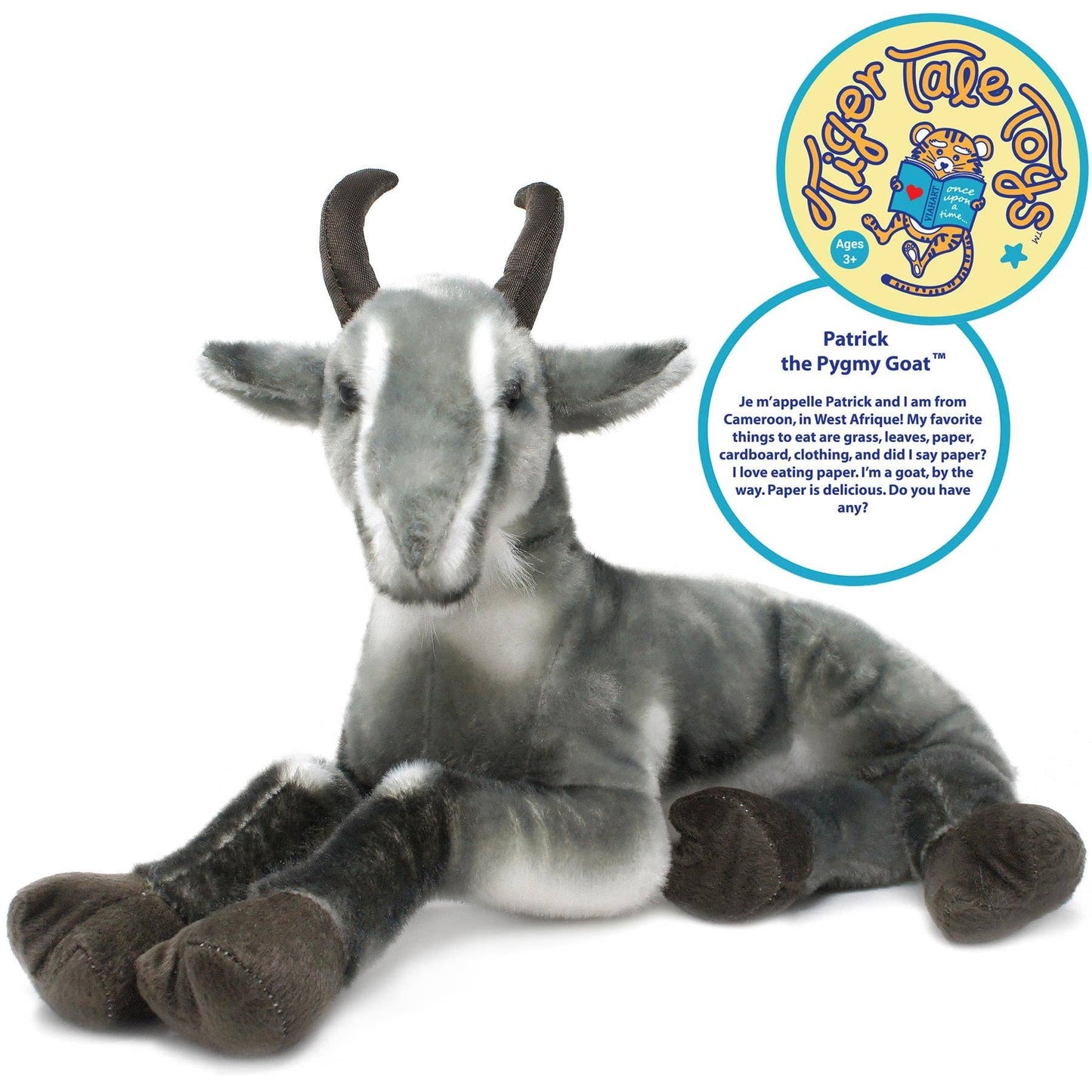 VIAHART Toy Co. - Patrick The Pygmy Goat | 18 Inch Stuffed Animal Plush