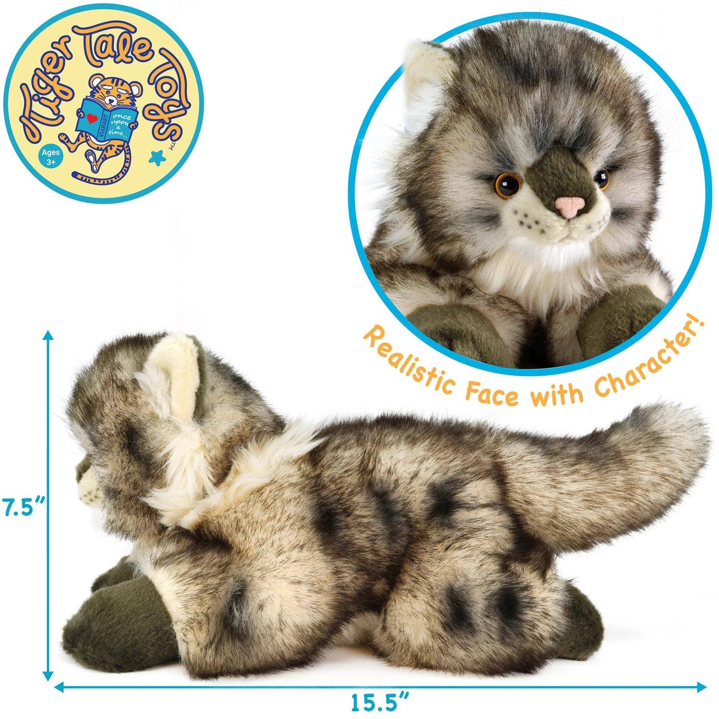 Ricky the Maine Coon | 16 Inch Stuffed Animal Plush