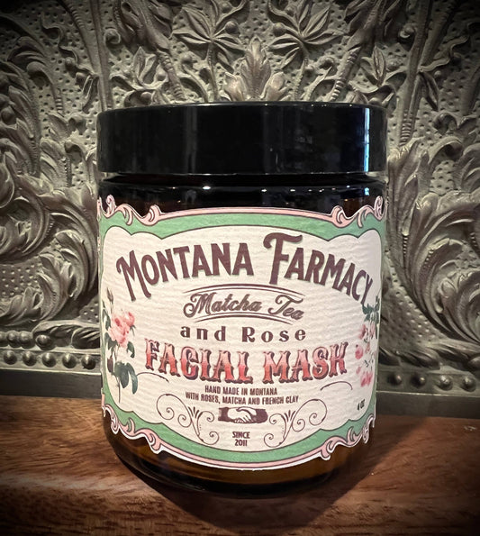 Matcha Rose & French Clay facial mask Old Fashioned