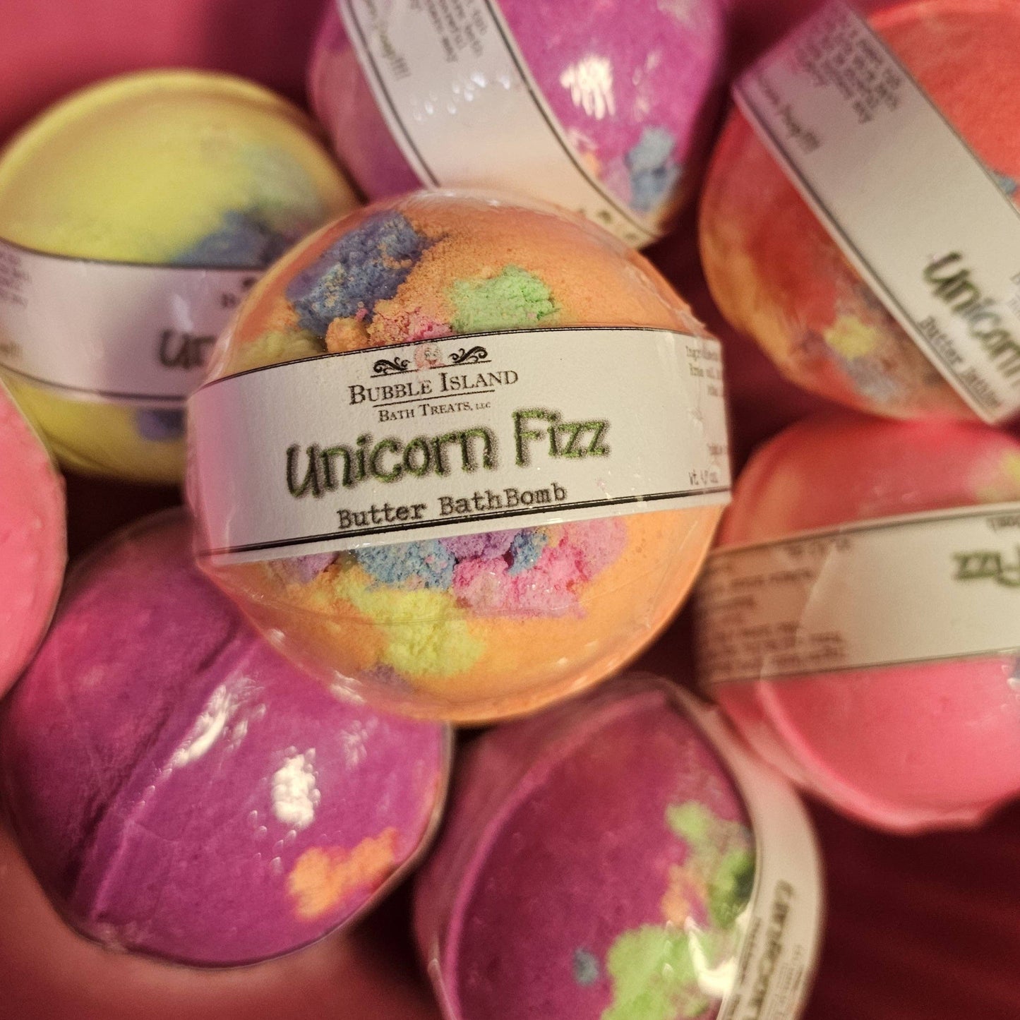 Bubble Island Bath Treats - Bath Bomb - Unicorn Fizz