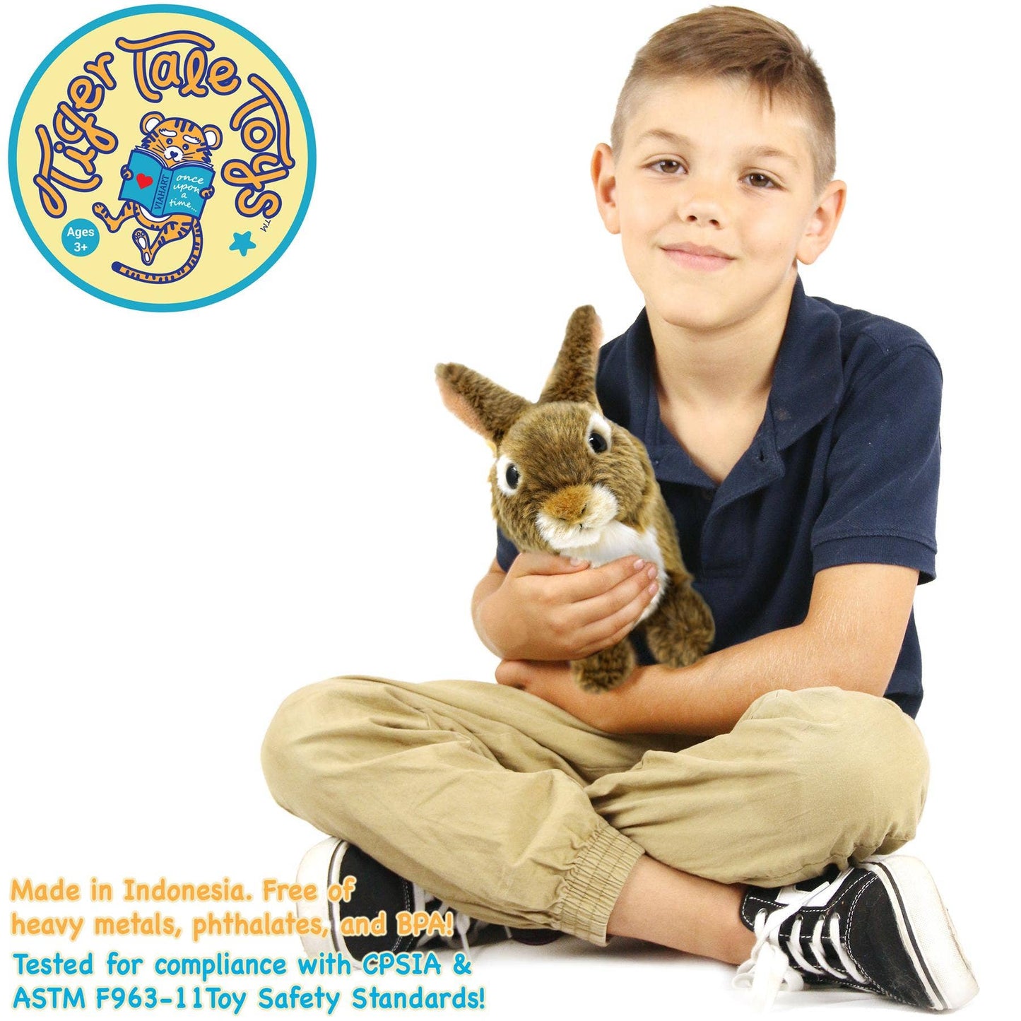 VIAHART Toy Co. - Brigid the Brown Rabbit | 10 Inch Stuffed Animal Plush