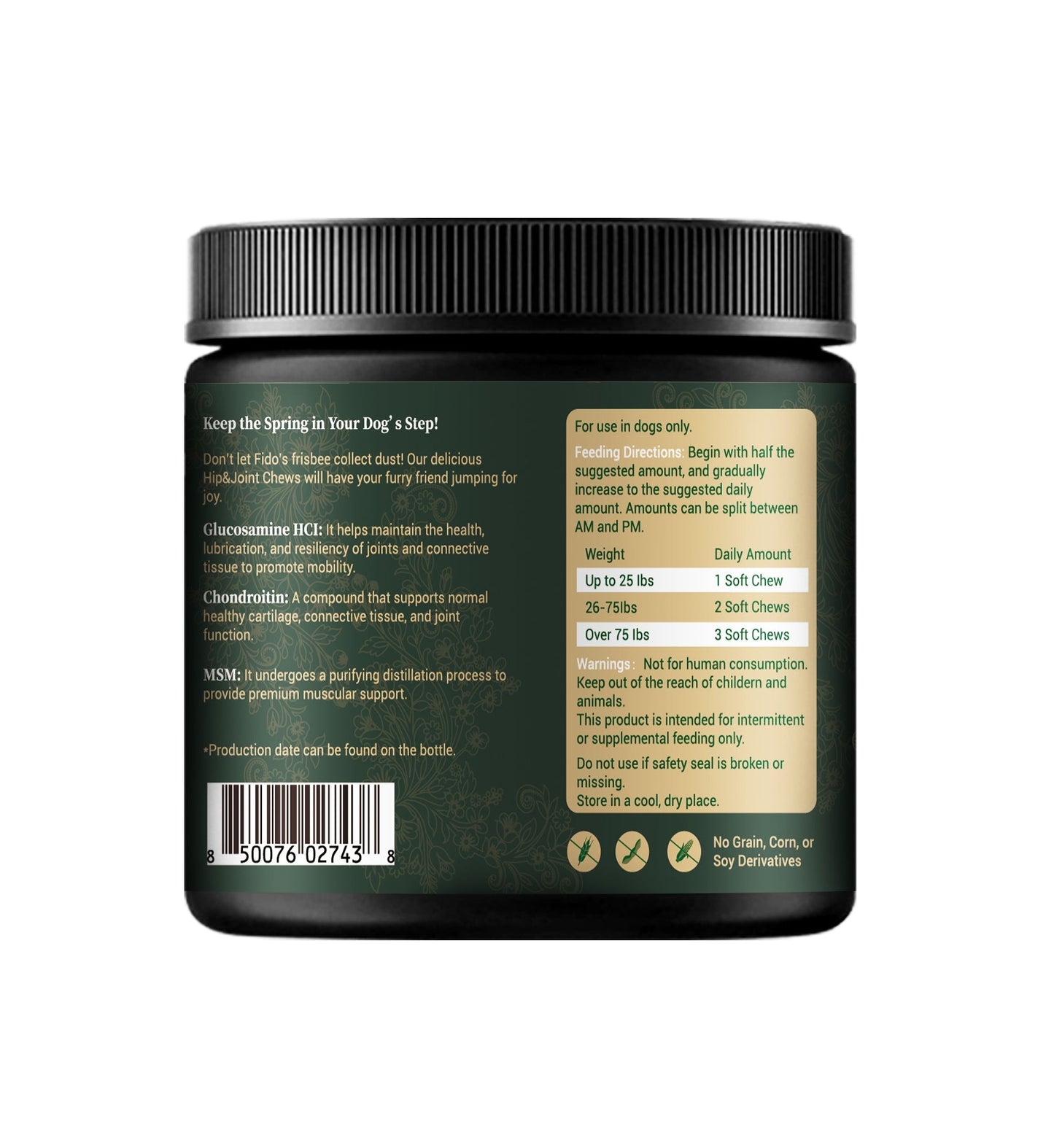 Hip & Joint Supplement for Dogs – Mobility Support for All Breeds
